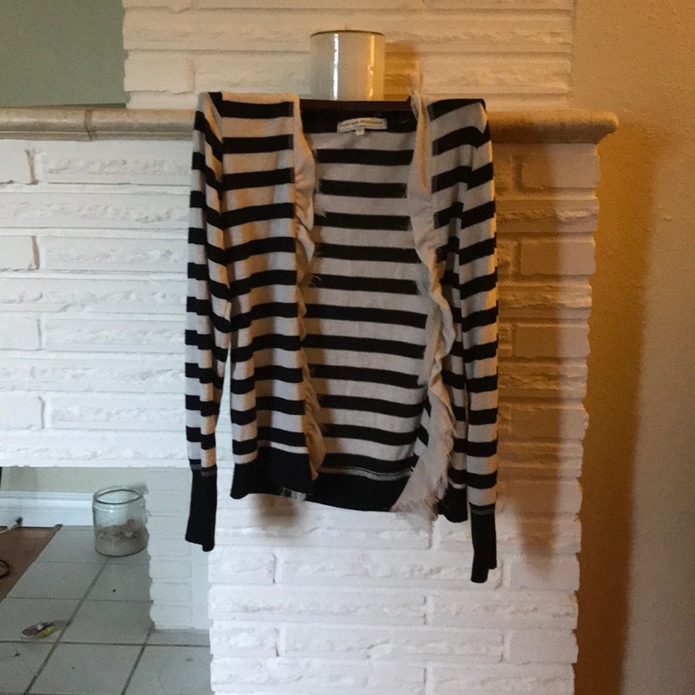 Black and white sweater